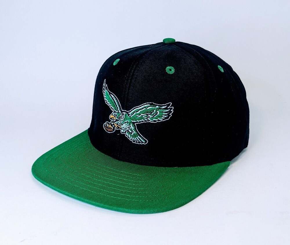 Vintage Philadelphia Eagles 1990s Primary Logo Snapback Hat / Cap - NWT
